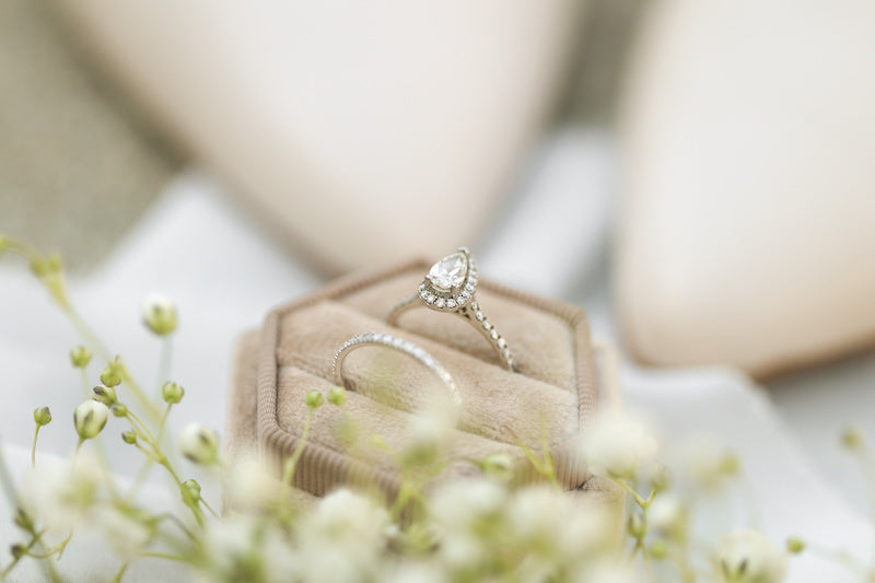 Pairing Oval Or Pear Engagement Rings With Wedding Bands